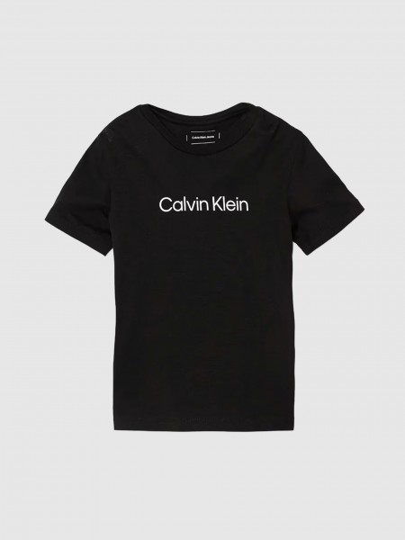 Menino Inst. Logo Ss T-Shirt Calvin Klein