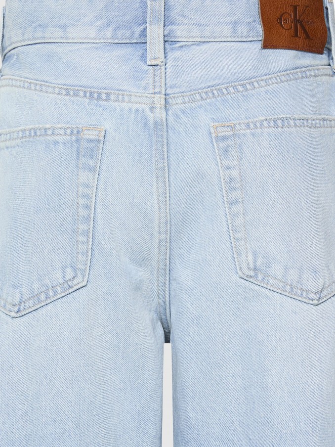 Pantalones Cortos Mujer Jeans Ligeros Calvin Klein