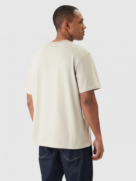 T-Shirt Homem Ss Stretch Pique Nano Easy Tee Calvin Klein
