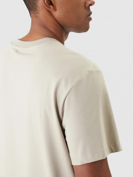 T-Shirt Homem Ss Stretch Pique Nano Easy Tee Calvin Klein