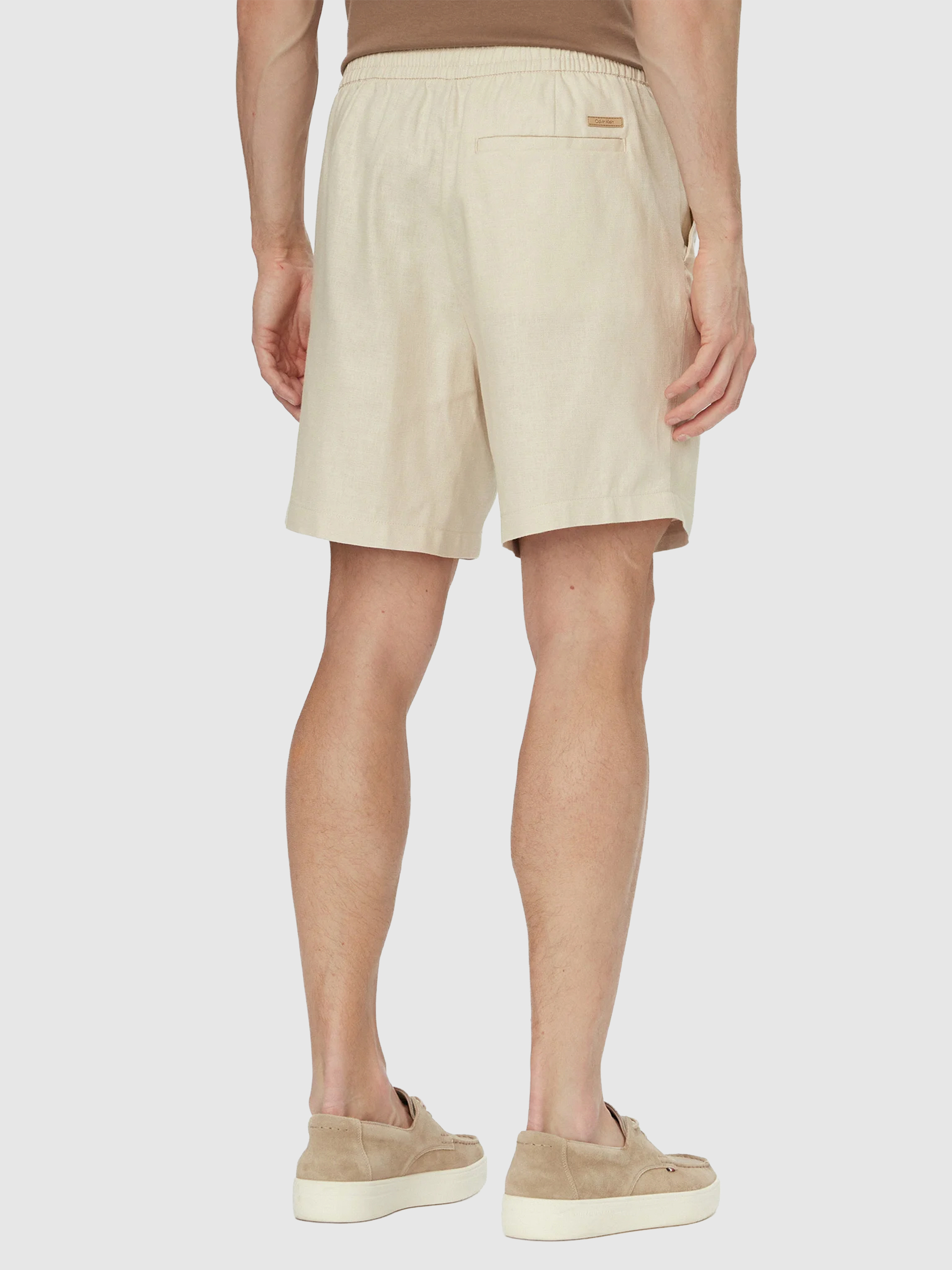 Pantalones Cortos Hombre Crema Calvin Klein