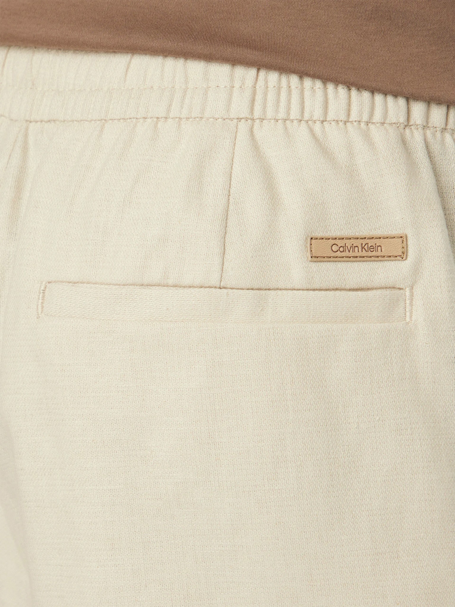 Pantalones Cortos Hombre Crema Calvin Klein