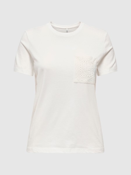 T-Shirt Woman Cream Only T-Shirt Woman Cream Only
