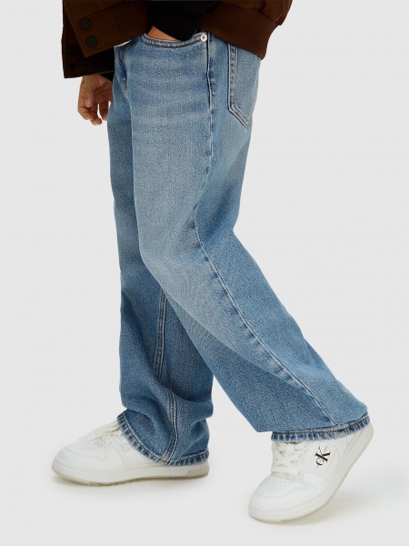 Jeans Calvin Klein Menino Skater Cloudy Blue
