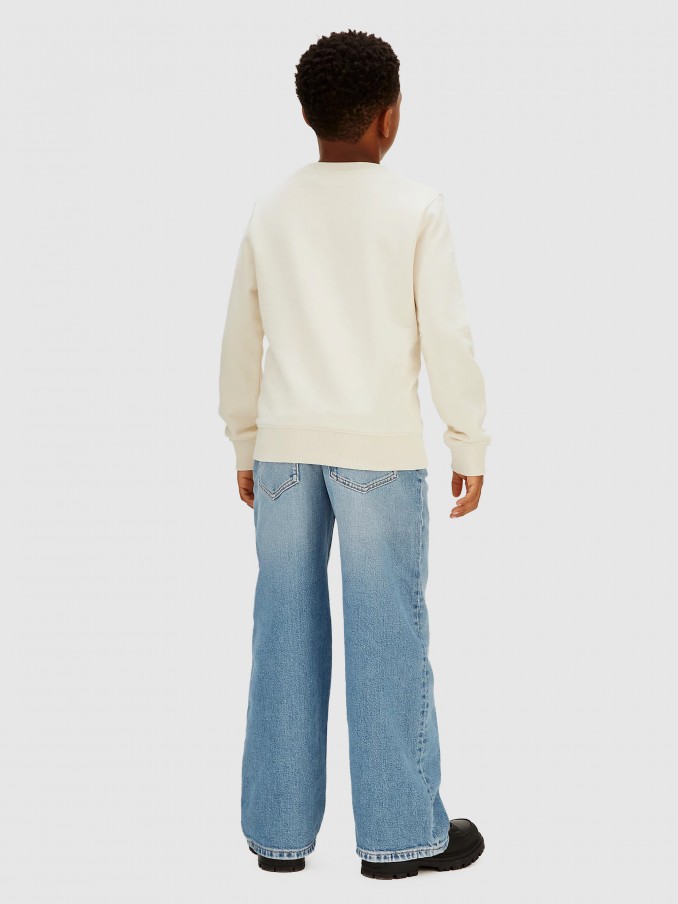 Sweatshirt Calvin Klein Menino Minimal Logo Cn Sweatshirt