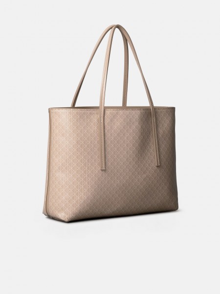 Mala Calvin Klein Mulher Emblem Aop Small Tote Mala Calvin Klein Mulher Emblem Aop Small Tote