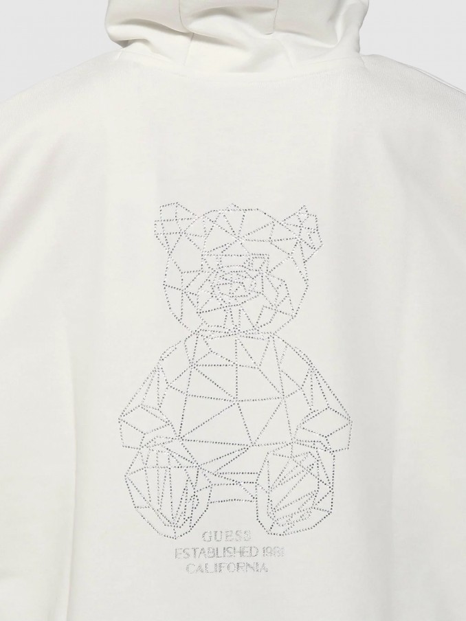 Sweatshirt Woman White Guess Underwear