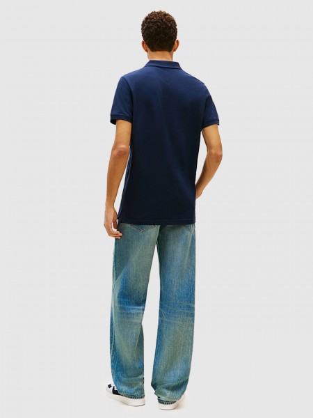Polos Homem Tjm Slim Placket Polo Ext Tommy Jeans