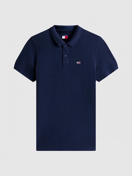 Polos Homem Tjm Slim Placket Polo Ext Tommy Jeans