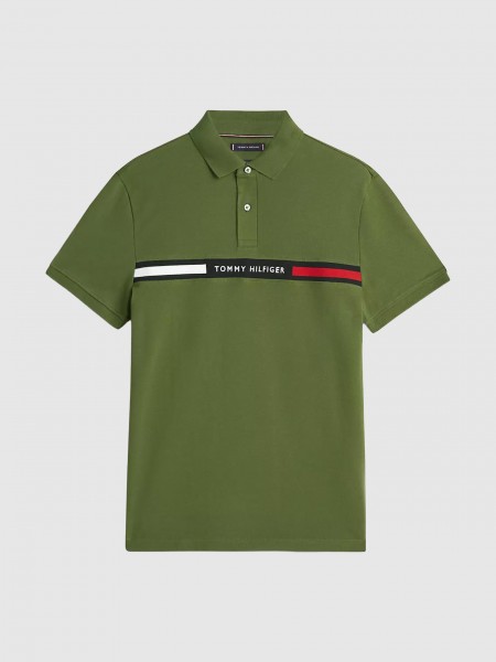 Polo Tommy Hilfiger  Homem Hilfiger Chest Insert Reg Polo