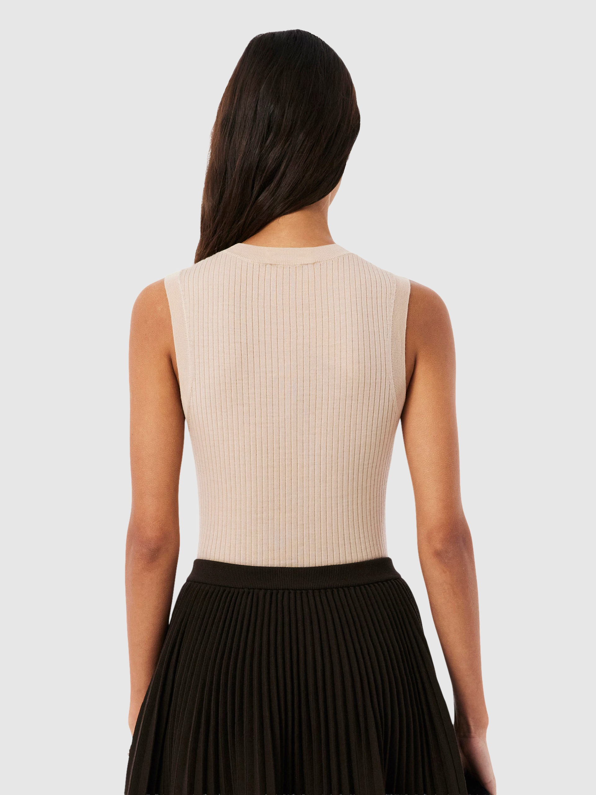 Blusa Mujer Beige Lacoste