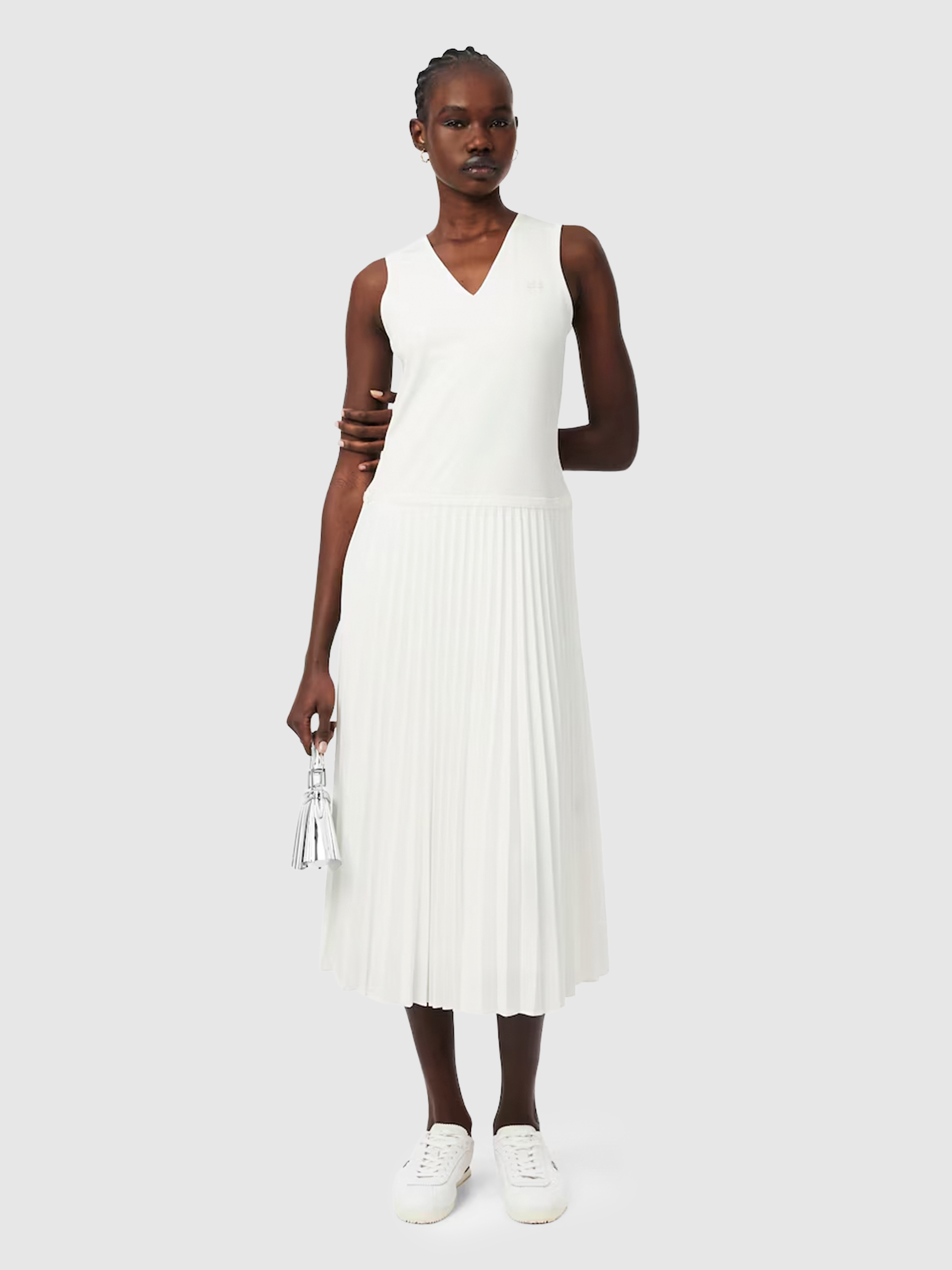 Vestido Mujer Crema Lacoste