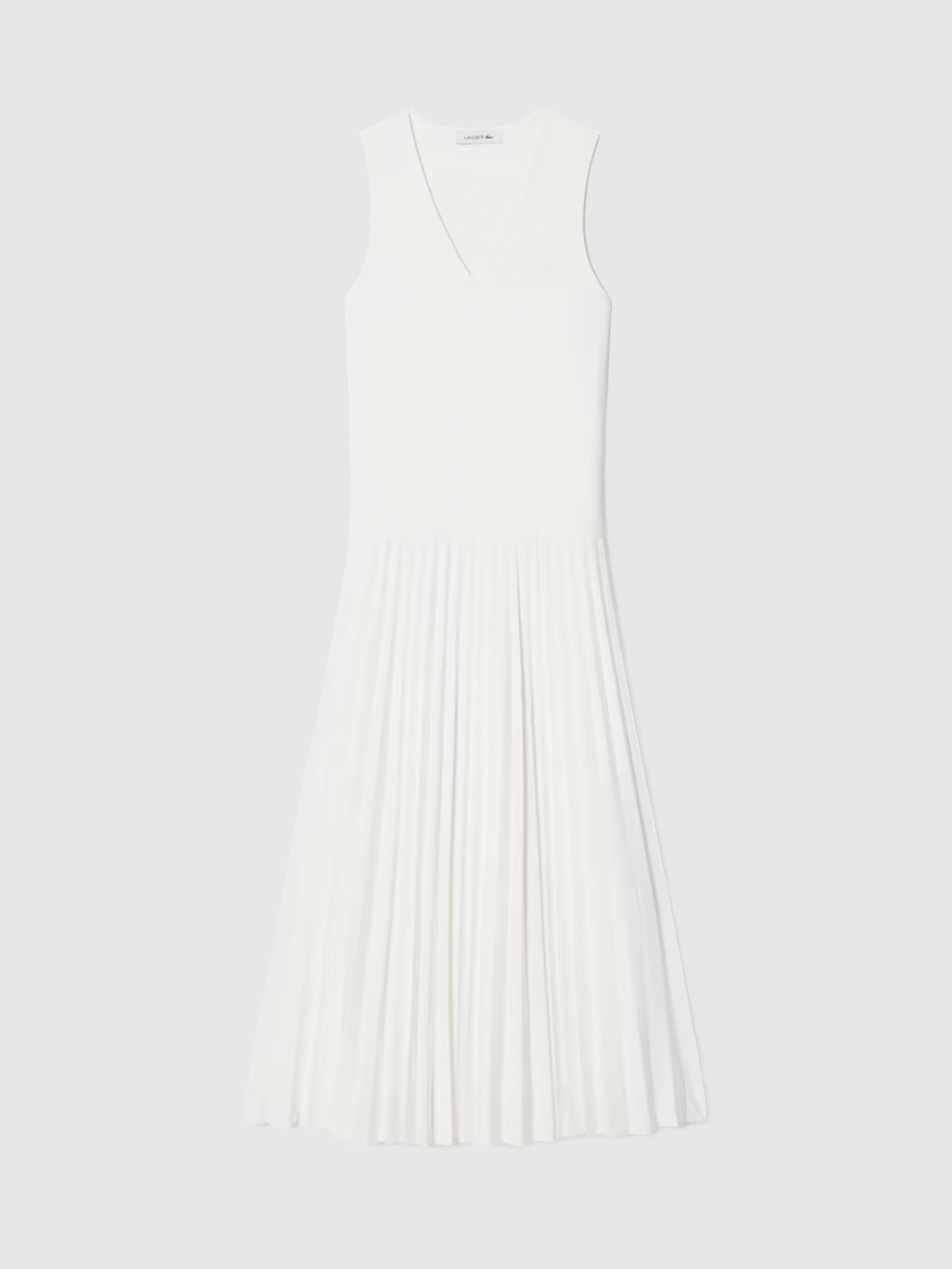 Vestido Mujer Crema Lacoste