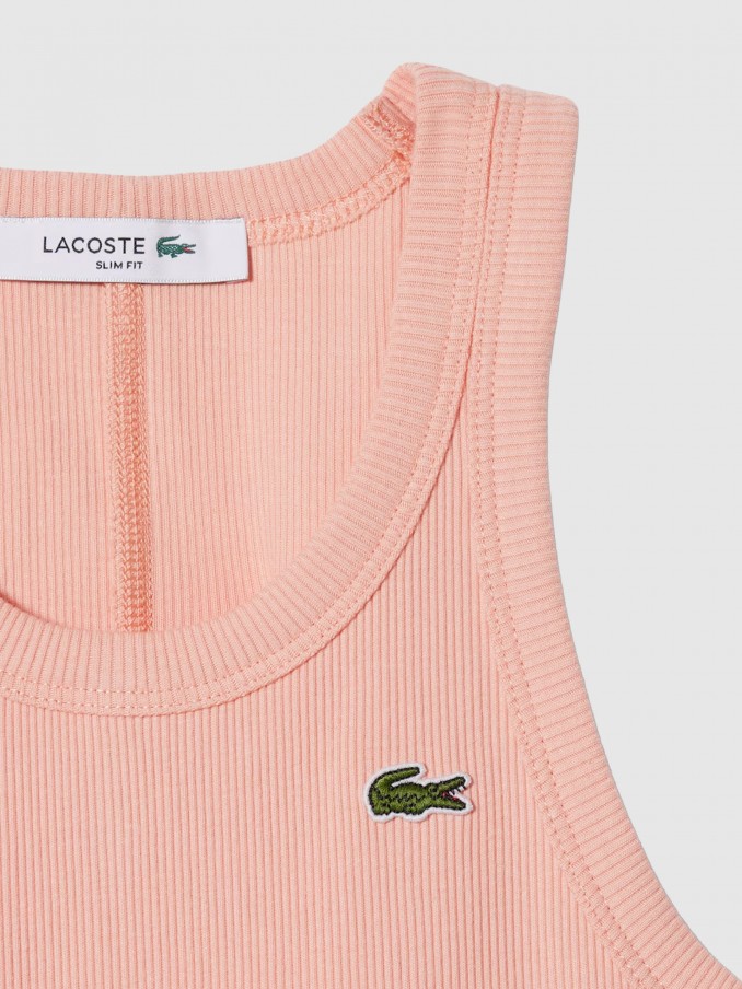 Pantalones Mujer Salmón Lacoste
