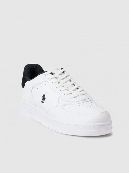 Sapatilha Ralph Lauren Homem Masters Crt-Sneakers-Low Top
