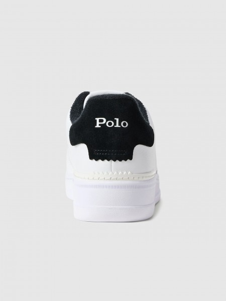 Sapatilha Ralph Lauren Homem Masters Crt-Sneakers-Low Top