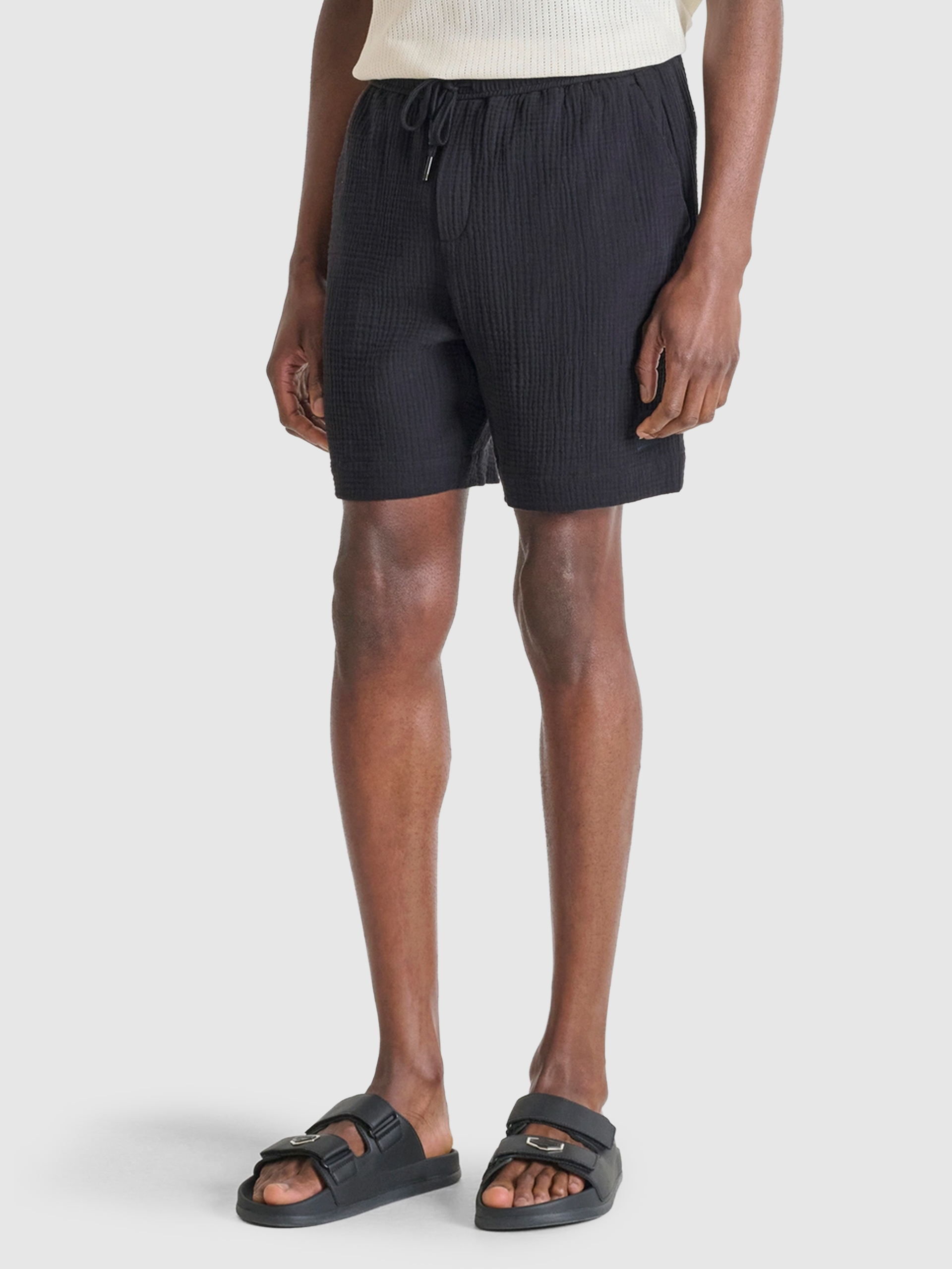 Pantalones Cortos Hombre Negro Antony Morato