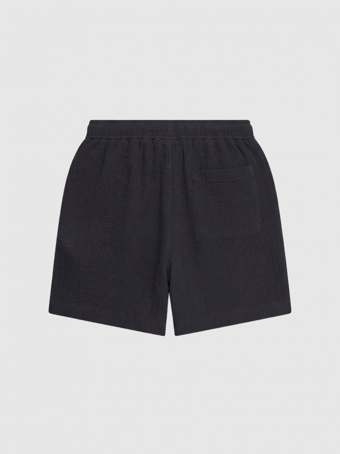 Pantalones Cortos Hombre Negro Antony Morato