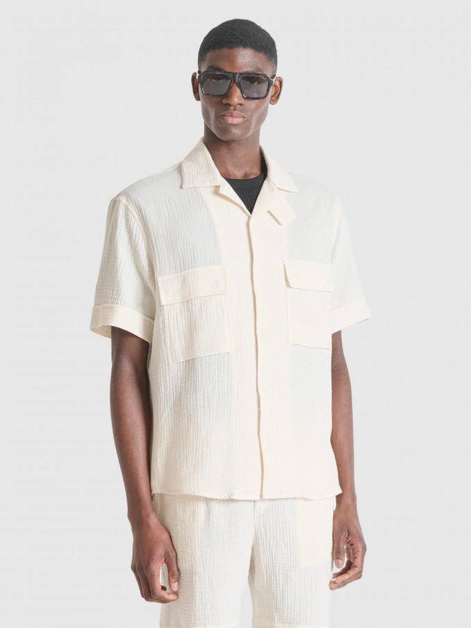 Shirt Man Cream Antony Morato