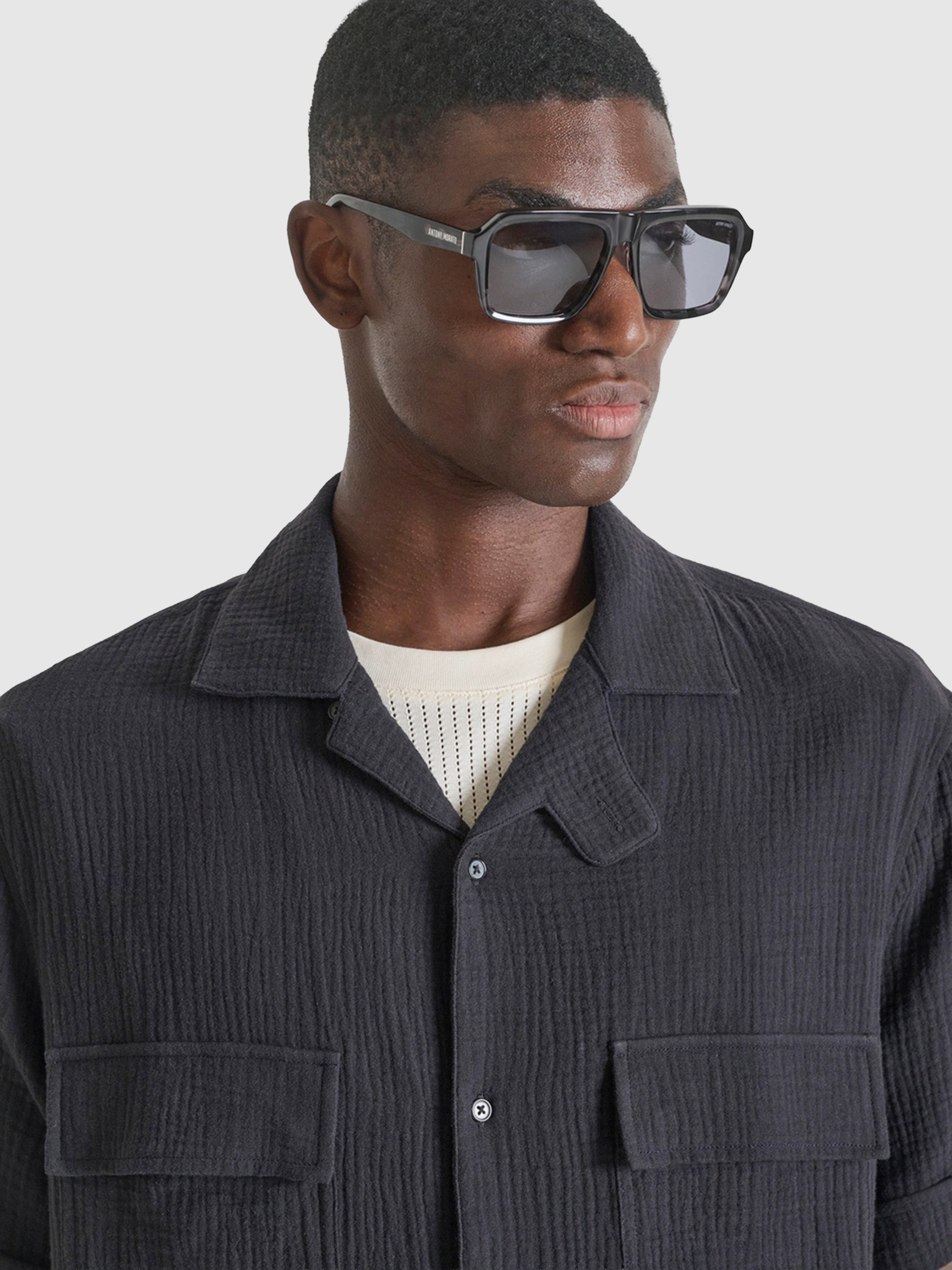 Shirt Man Black Antony Morato