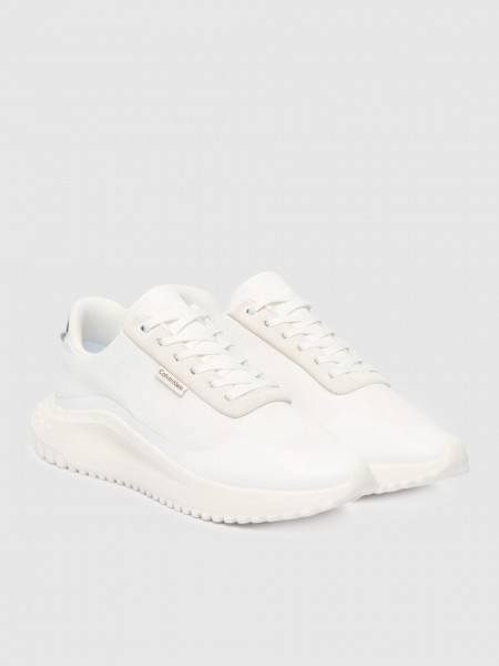 Sapatilha Calvin Klein Mulher Eva Runner Lace Up Mat Mix