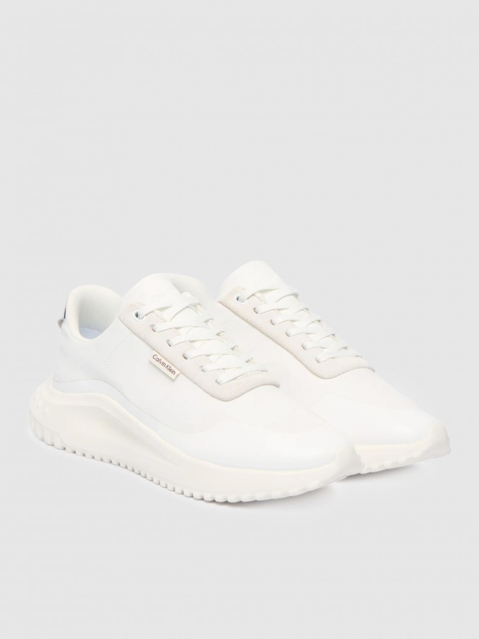 Sapatilha Calvin Klein Mulher Eva Runner Lace Up Mat Mix