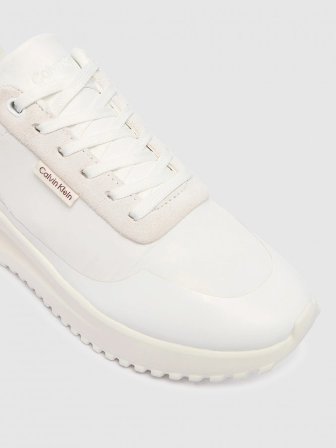 Sapatilha Calvin Klein Mulher Eva Runner Lace Up Mat Mix