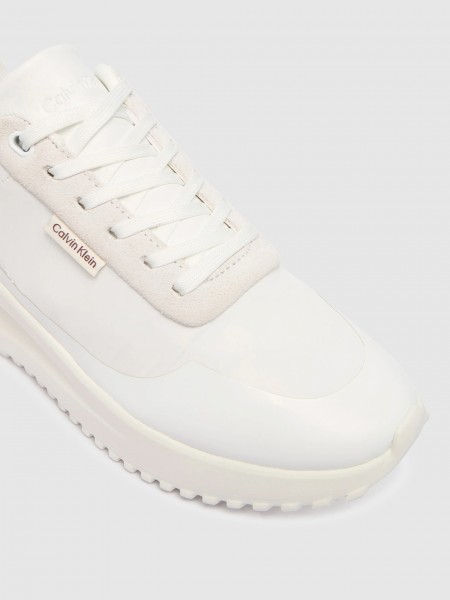 Sapatilha Calvin Klein Mulher Eva Runner Lace Up Mat Mix