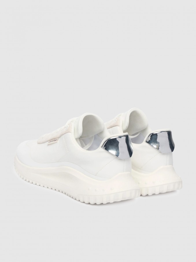 Sapatilha Calvin Klein Mulher Eva Runner Lace Up Mat Mix