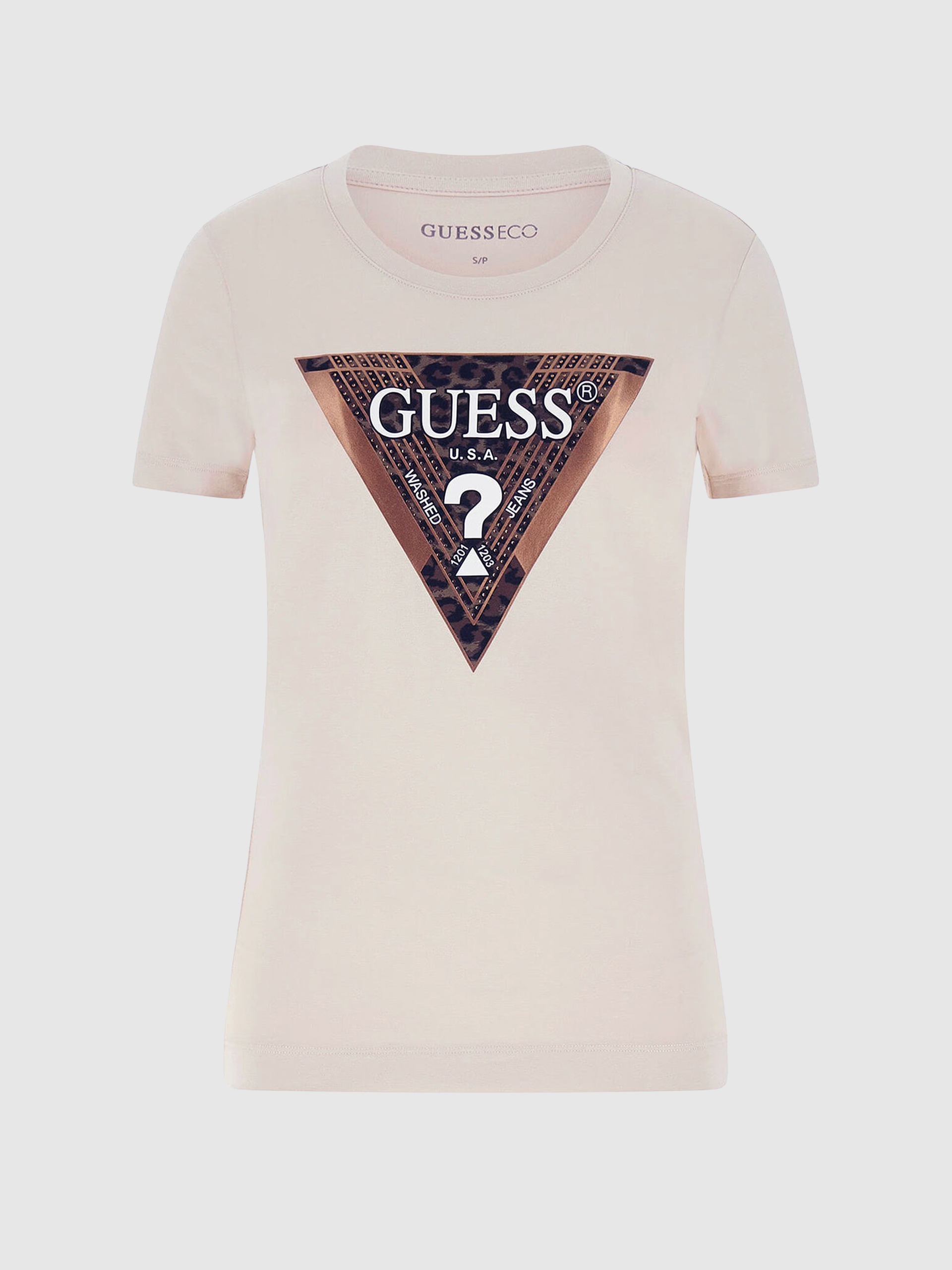 T-Shirt Woman Cream Guess