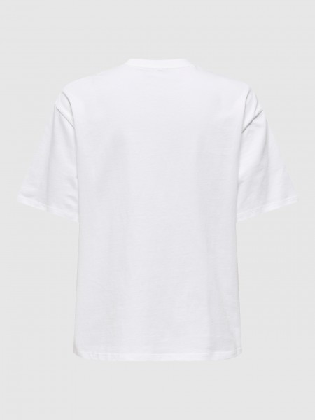 T-Shirt Mulher Onlvita S/s Tee Box Jrs Only