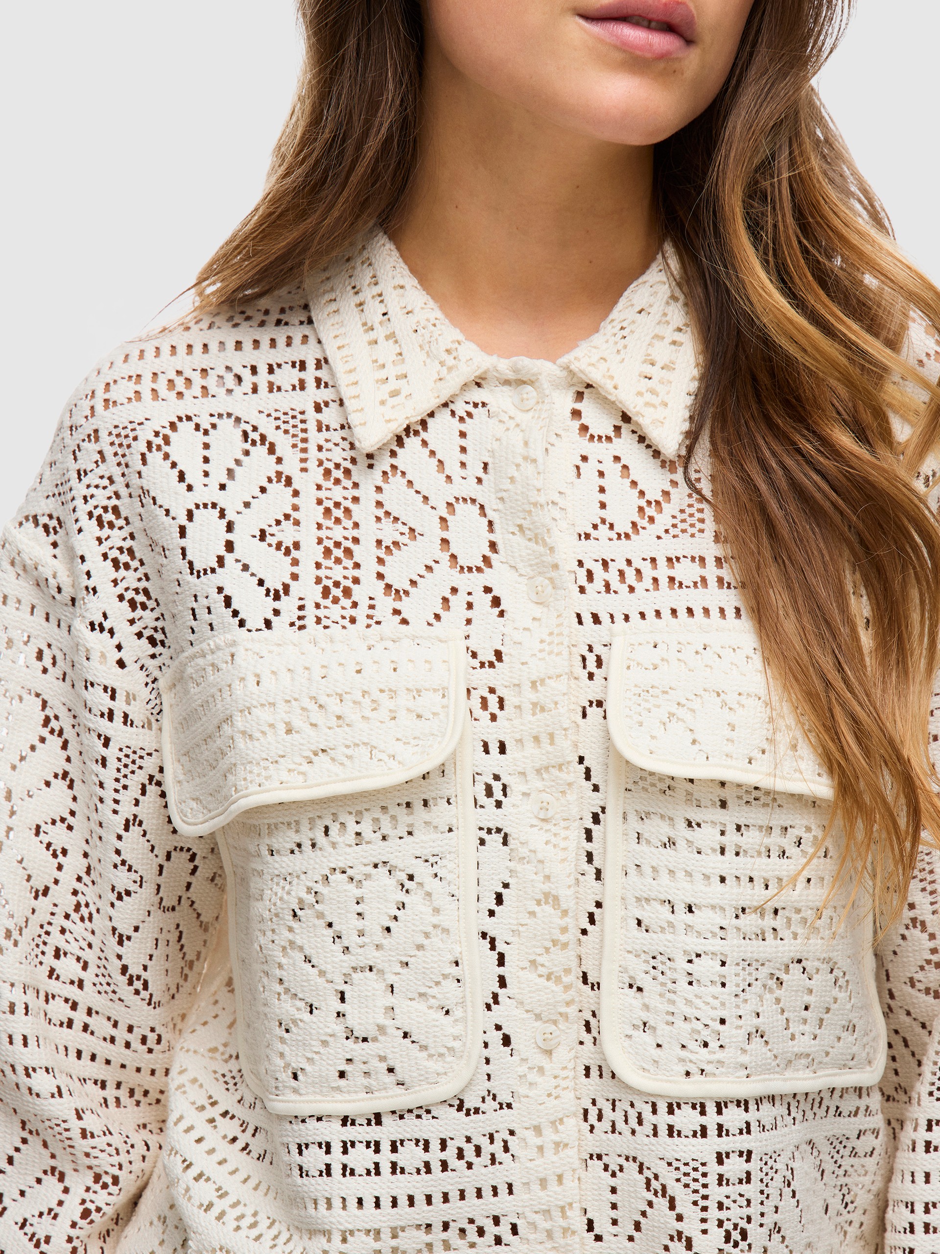 Blusa Mujer Crema Vila