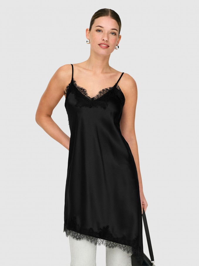 Vestido Mujer Negro Only