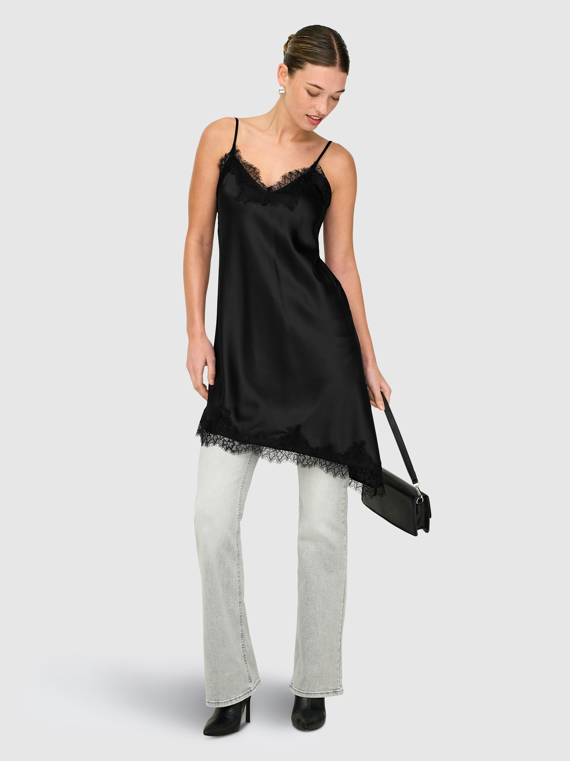 Vestido Mujer Negro Only