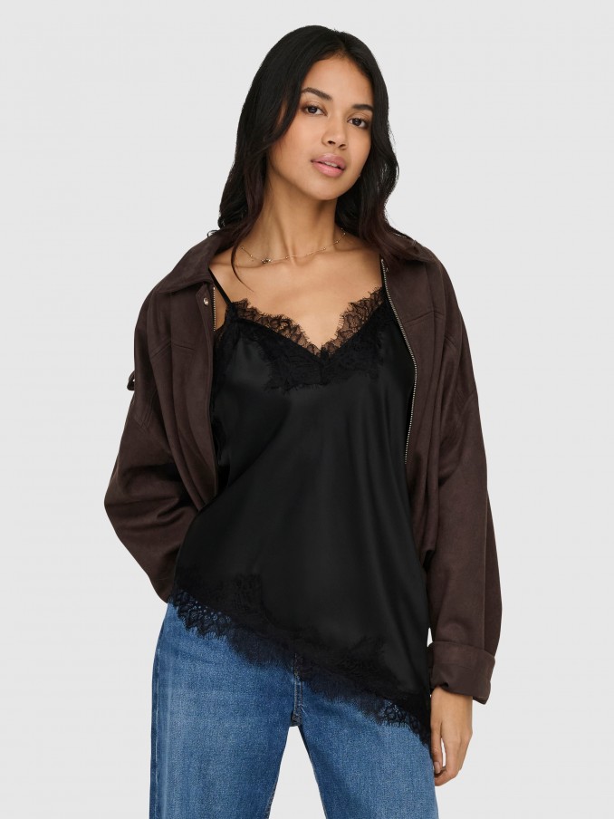 Blusa Mujer Negro Only
