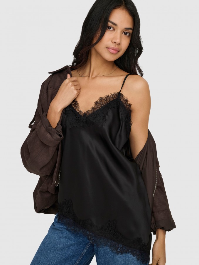 Blusa Mujer Negro Only