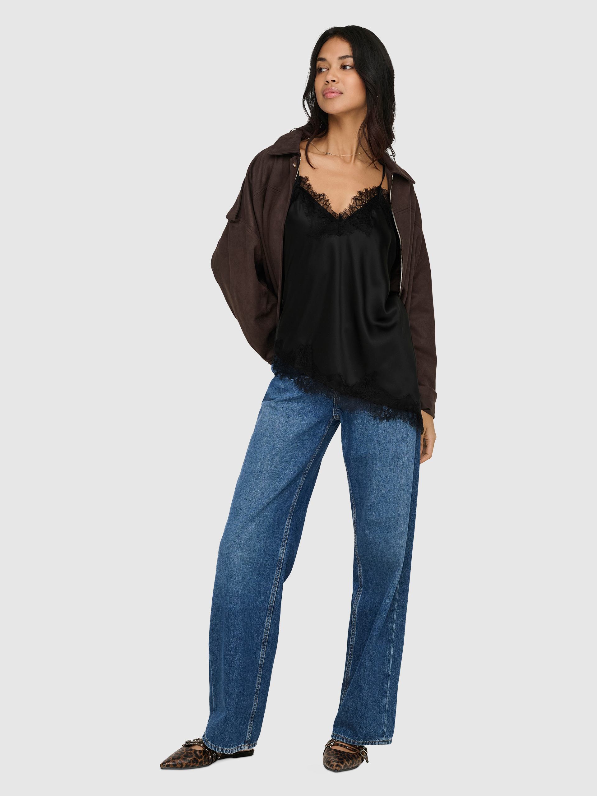 Blusa Mujer Negro Only