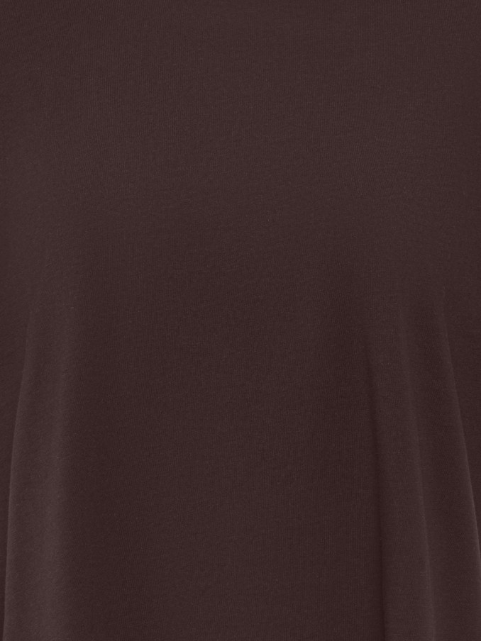 T-Shirt Woman Dark Brown Only