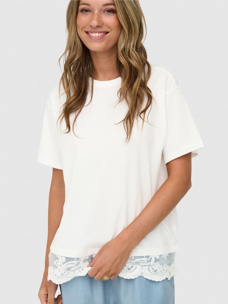 T-Shirt Woman White Only