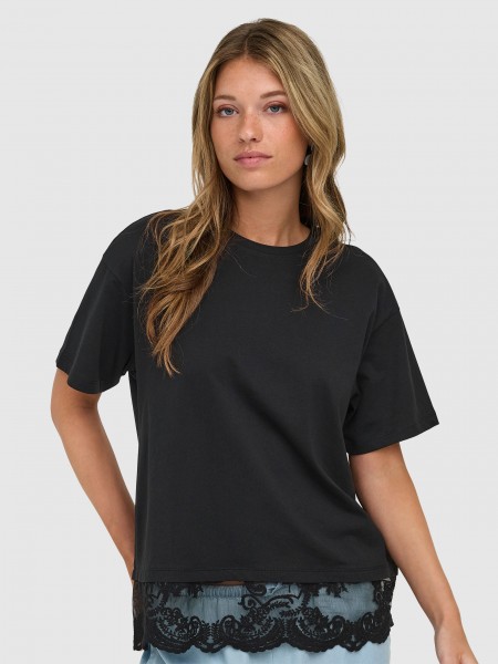 T-Shirt Woman Black Only T-Shirt Woman Black Only