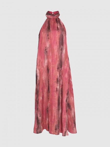 Vestido Vila Mulher Vivaia Halterneck Sl Ankle Dress Dc