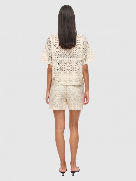 Cal��es Vila Mulher Vimerinda Hw Shorts/vol