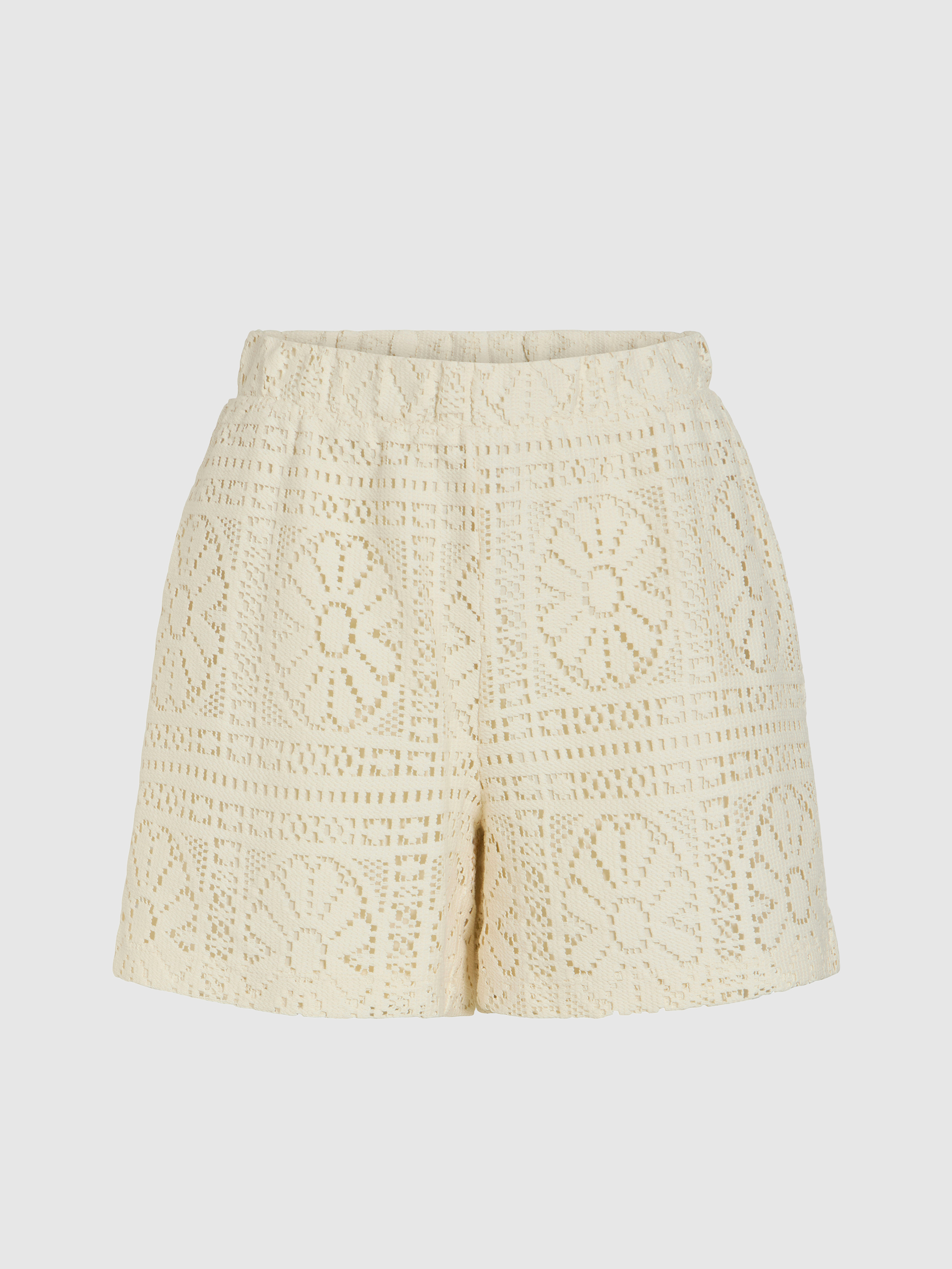 Pantalones Cortos Mujer Crema Vila