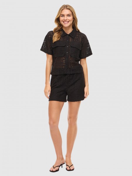 Cal��es Vila Mulher Vimerinda Hw Shorts/vol