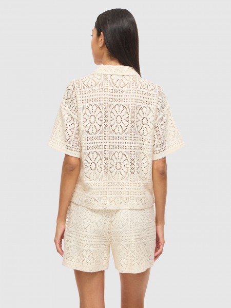 Camisa Vila Mulher Vimerinda 2/4 Shirt/vol