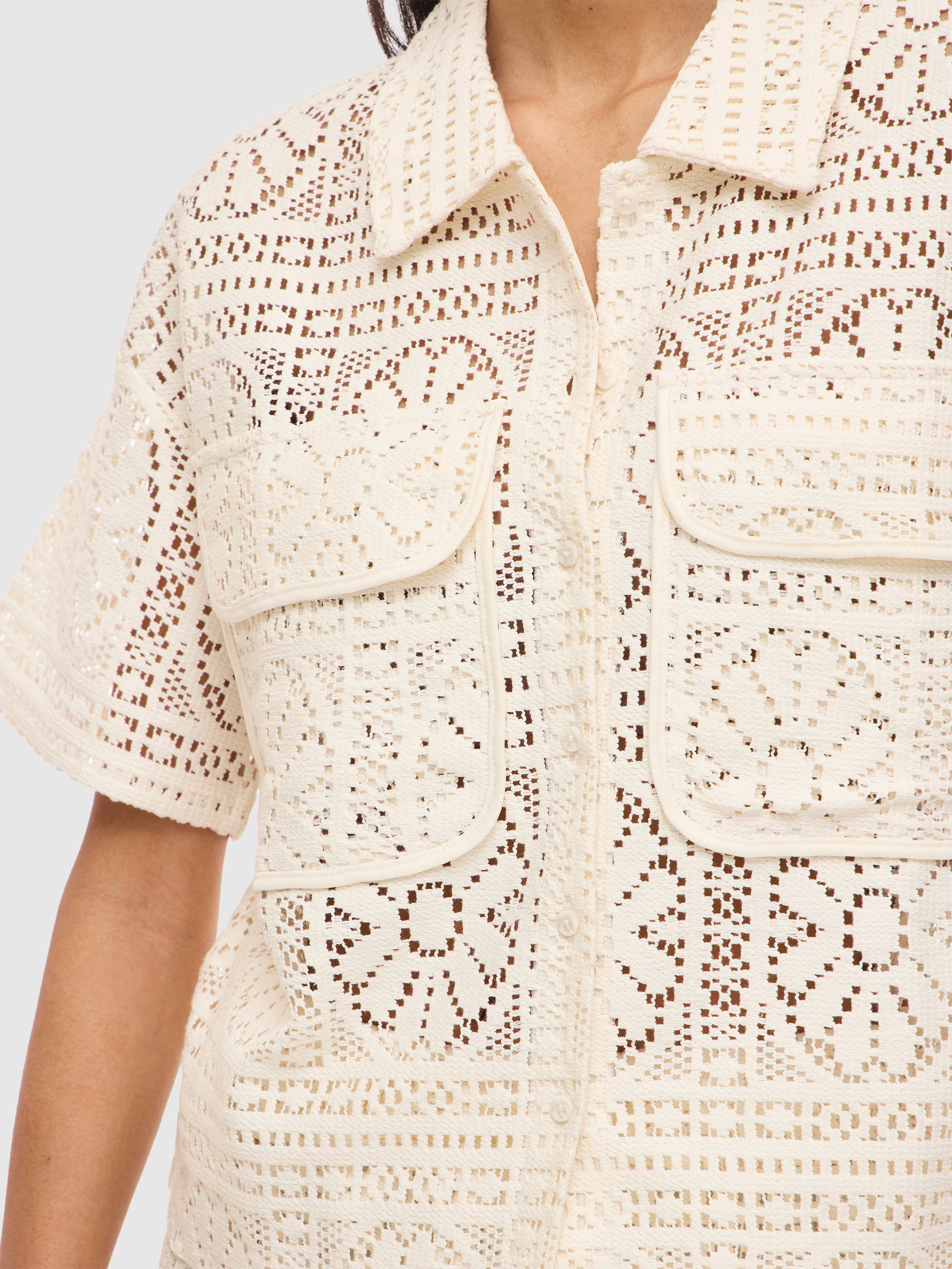 Shirt Woman Cream Vila