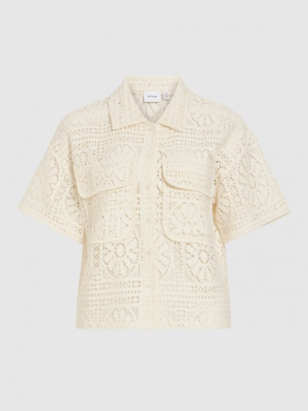 Camisa Vila Mulher Vimerinda 2/4 Shirt/vol