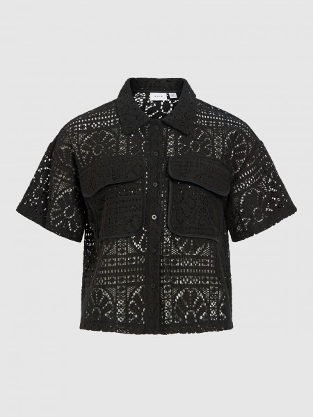 Shirt Woman Black Vila Shirt Woman Black Vila