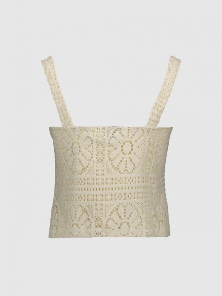 Shirt Woman Cream Vila Shirt Woman Cream Vila
