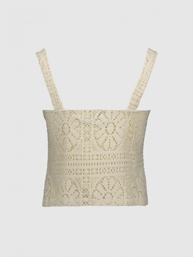 Shirt Woman Cream Vila